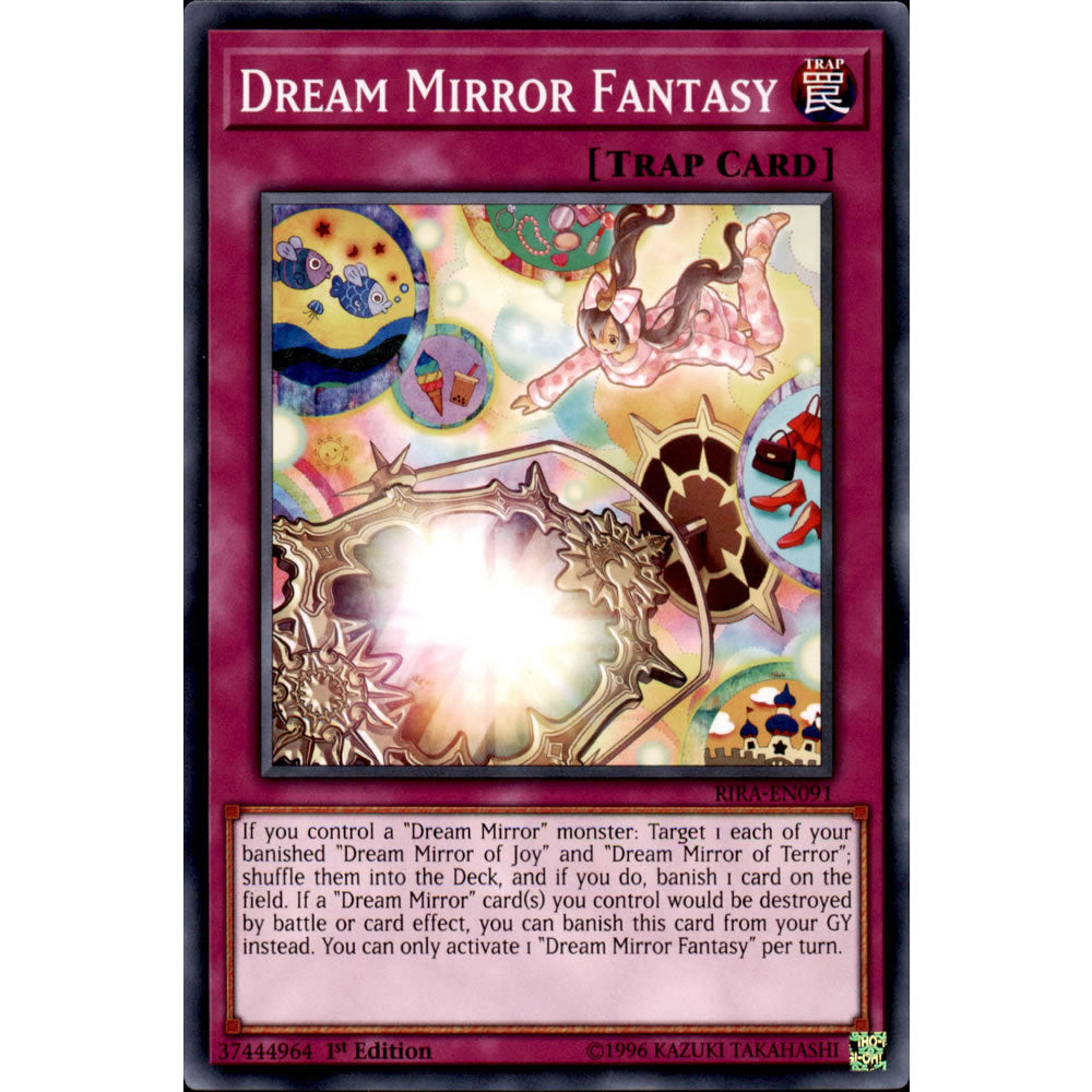 Dream Mirror Fantasy RIRA-EN091 Yu-Gi-Oh! Card from the Rising Rampage Set