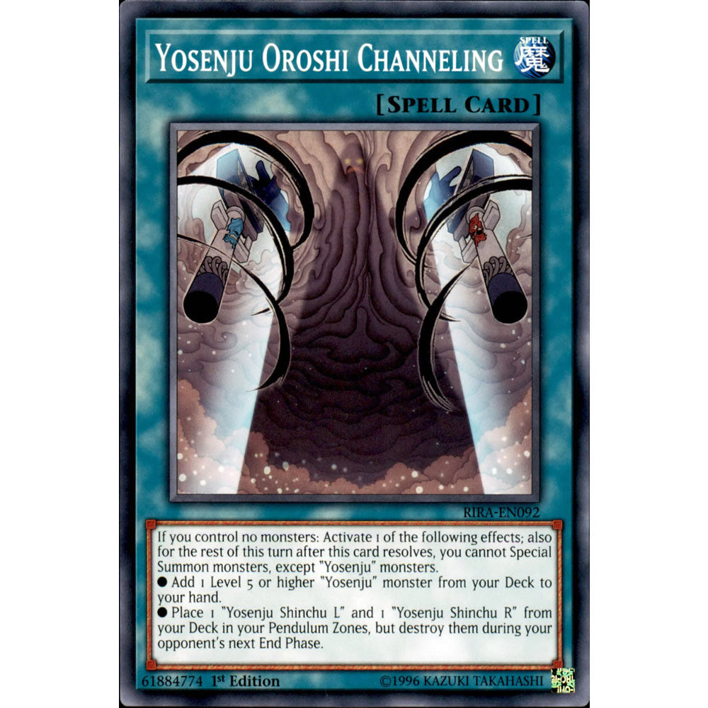 Yosenju Oroshi Channeling RIRA-EN092 Yu-Gi-Oh! Card from the Rising Rampage Set