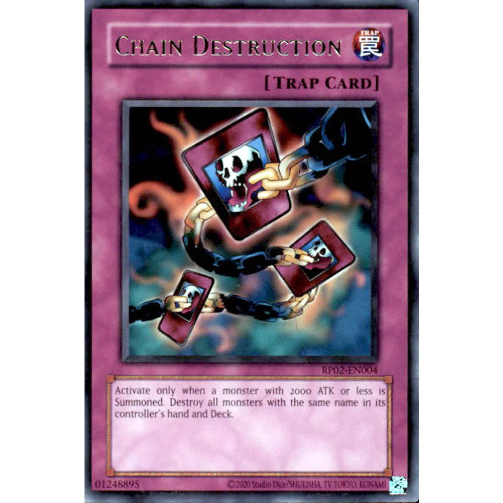 Chain Destruction RP02-EN004 Yu-Gi-Oh! Card from the Retro Pack 2 Set