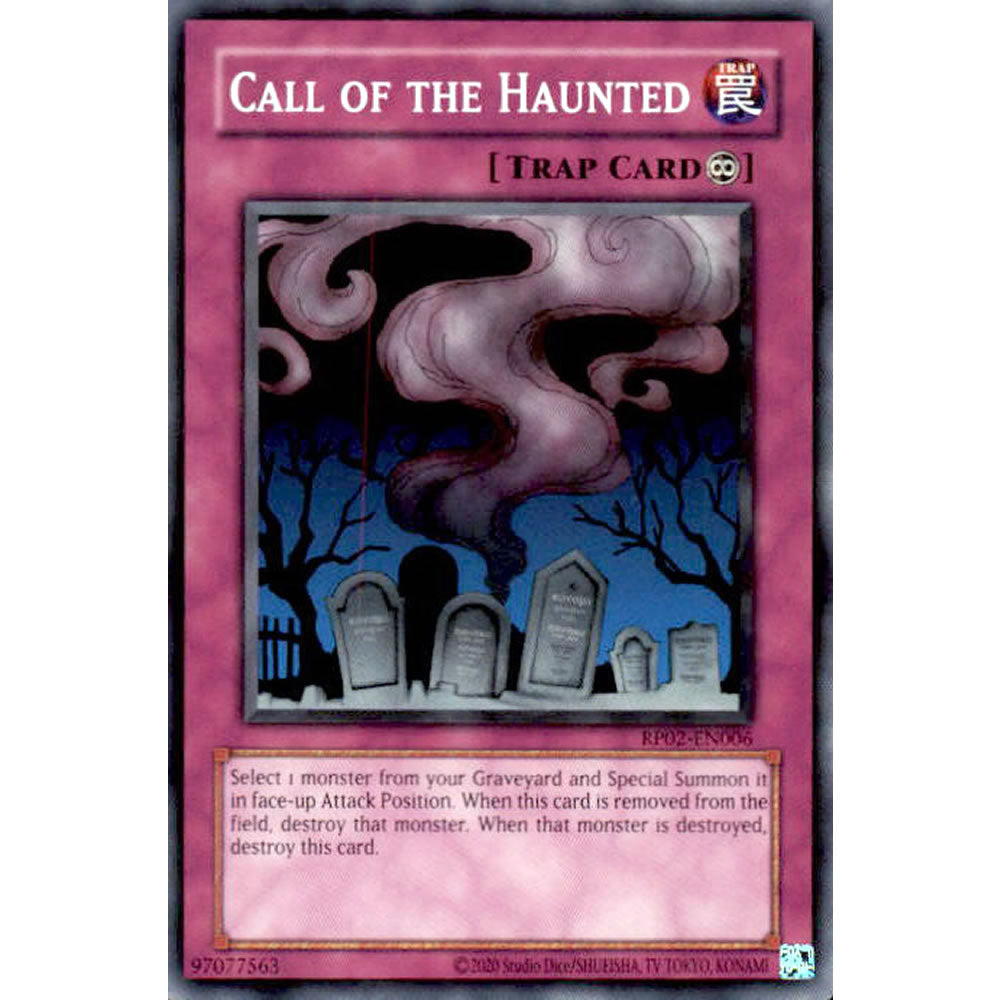 Call of the Haunted RP02-EN006 Yu-Gi-Oh! Card from the Retro Pack 2 Set