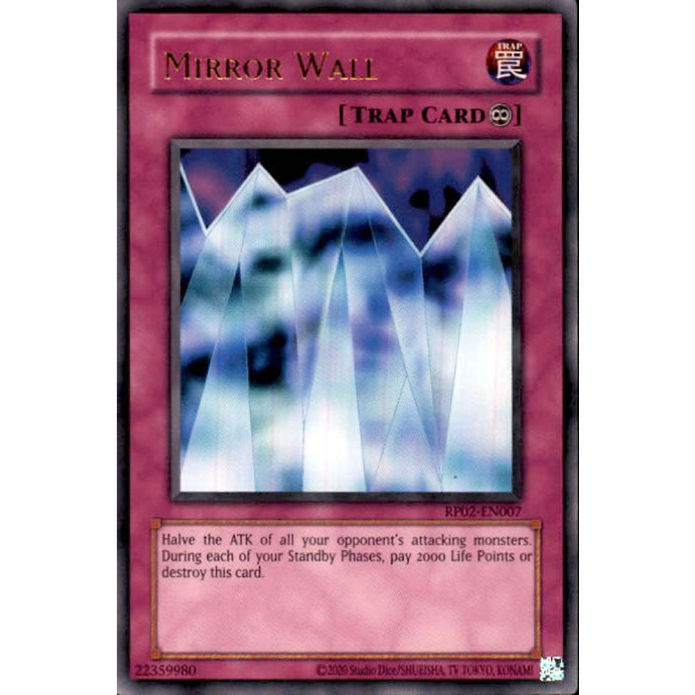 Mirror Wall RP02-EN007 Yu-Gi-Oh! Card from the Retro Pack 2 Set