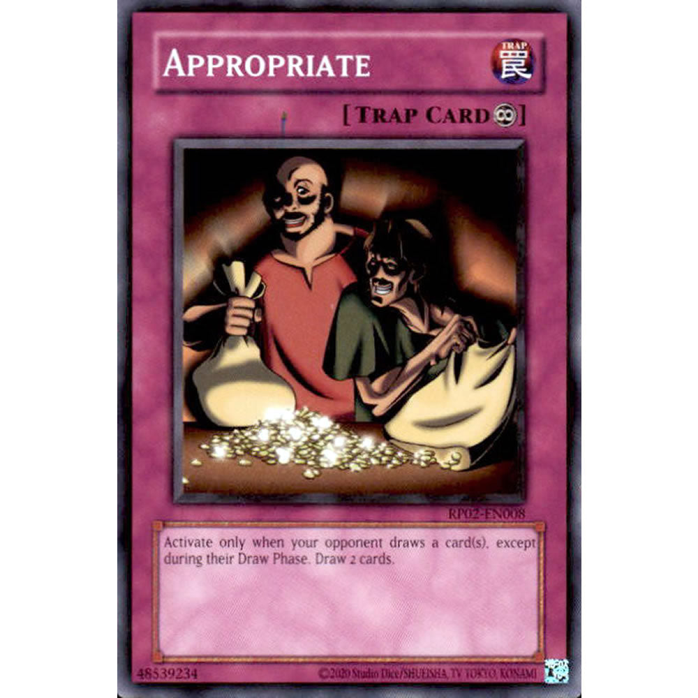 Appropriate RP02-EN008 Yu-Gi-Oh! Card from the Retro Pack 2 Set