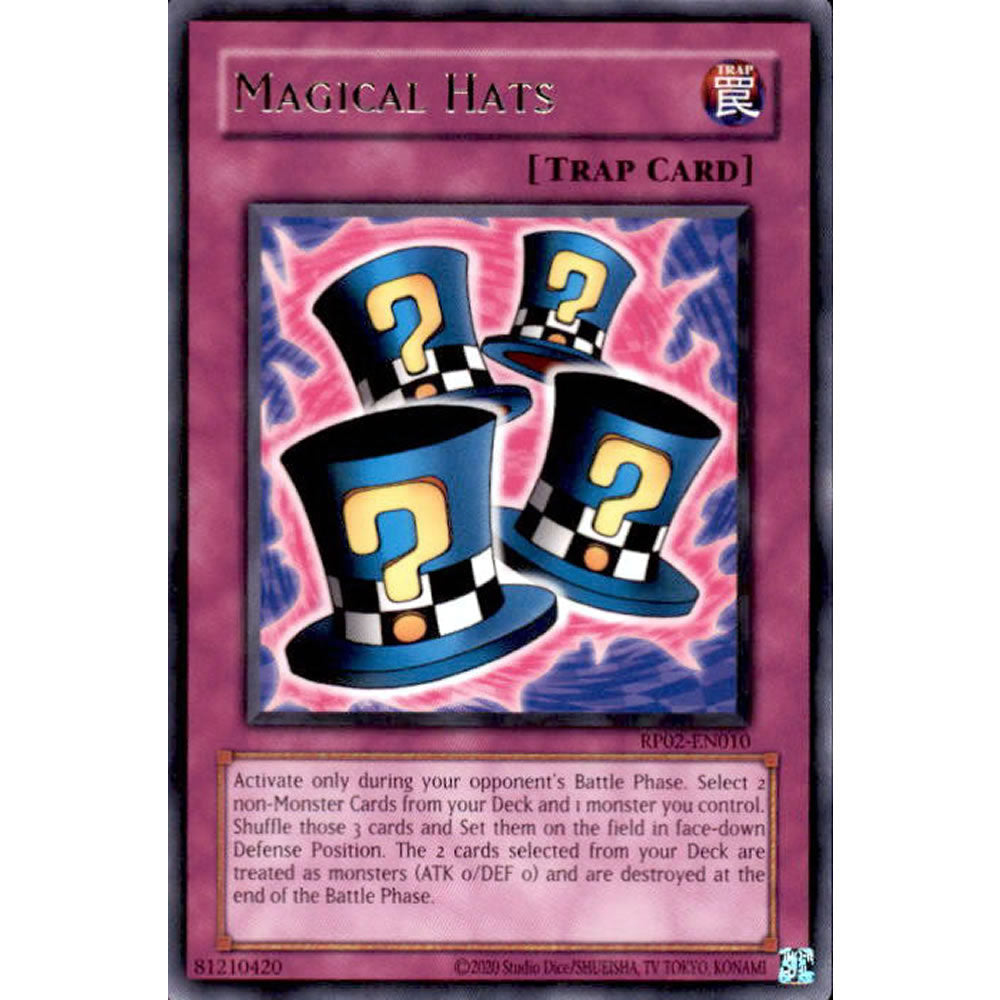 Magical Hats RP02-EN010 Yu-Gi-Oh! Card from the Retro Pack 2 Set