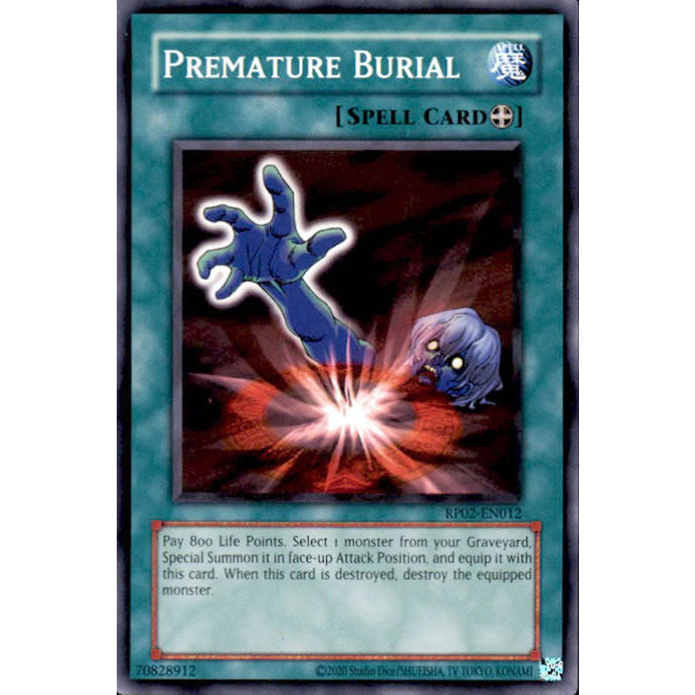 Premature Burial RP02-EN012 Yu-Gi-Oh! Card from the Retro Pack 2 Set