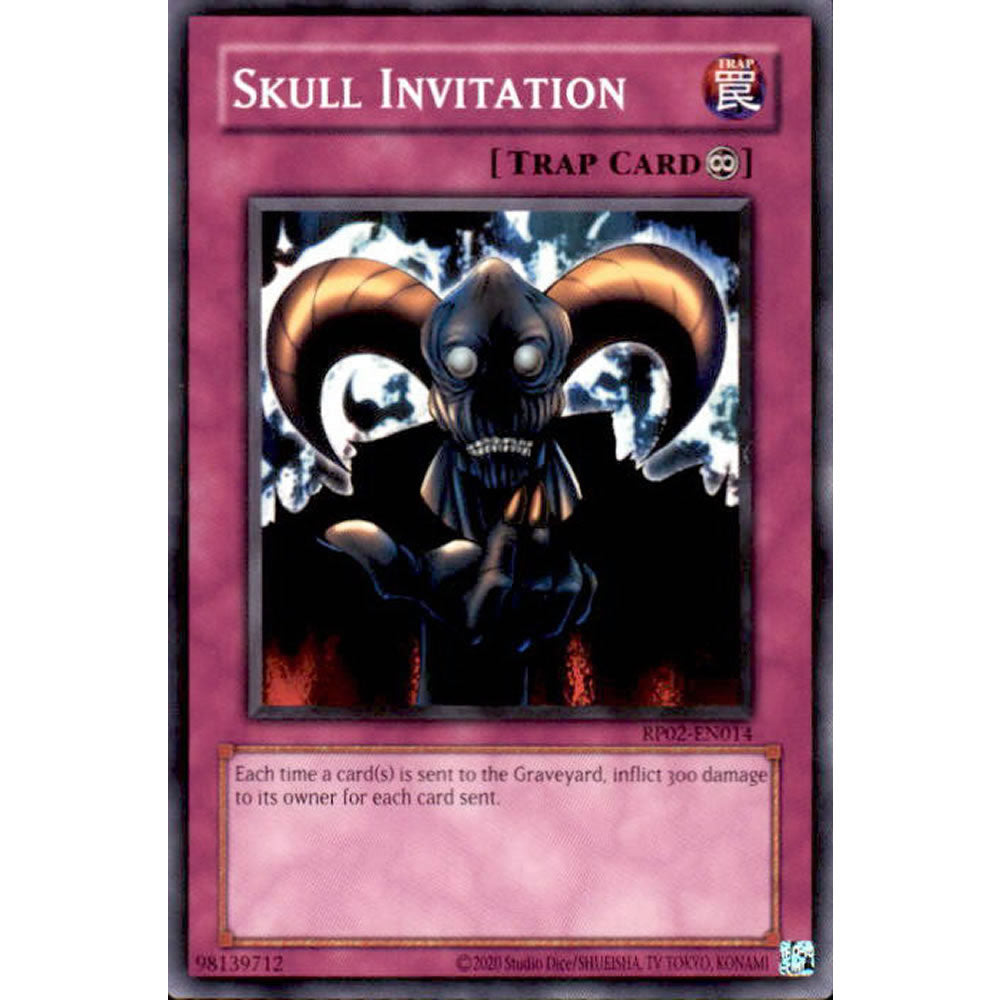 Skull Invitation RP02-EN014 Yu-Gi-Oh! Card from the Retro Pack 2 Set