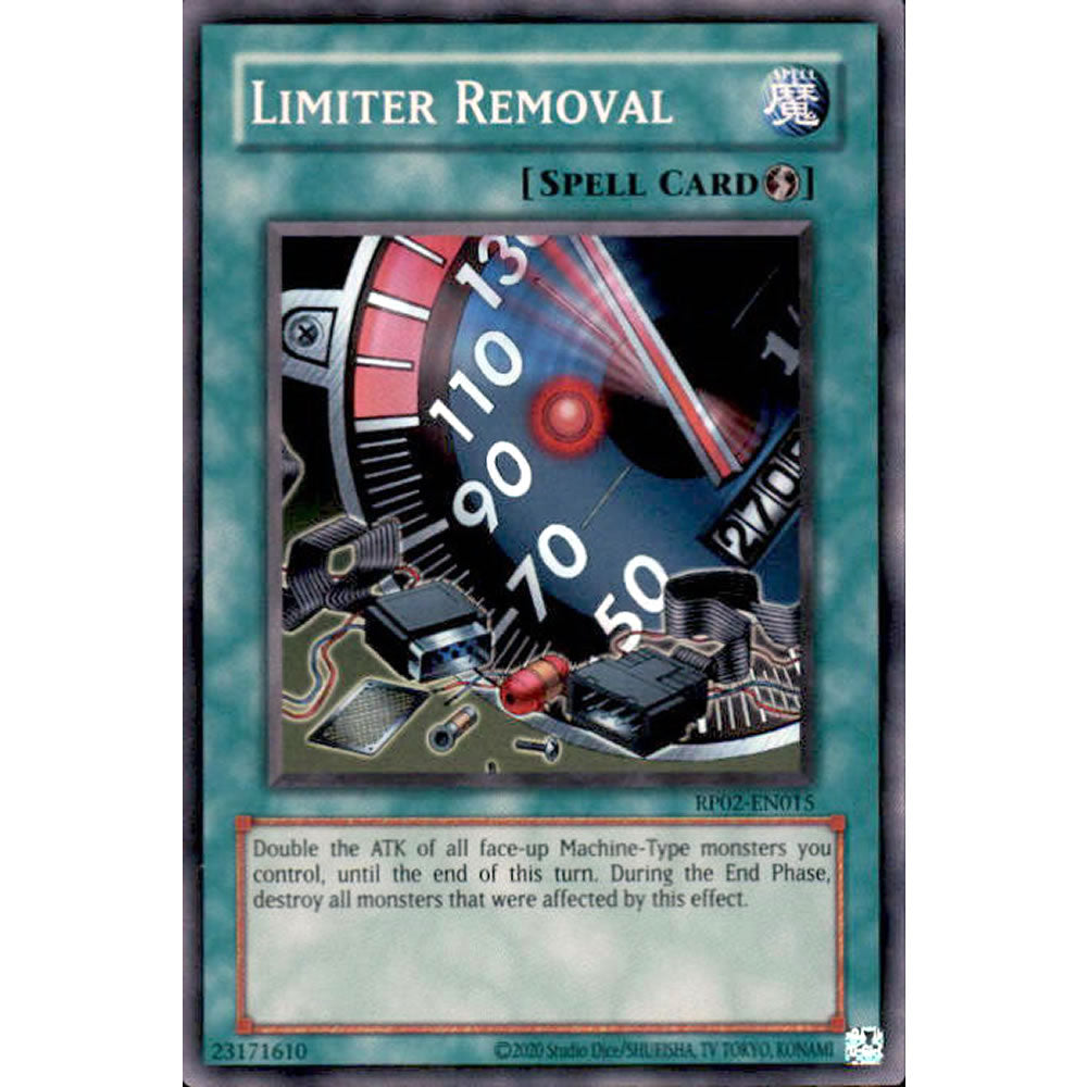 Limiter Removal RP02-EN015 Yu-Gi-Oh! Card from the Retro Pack 2 Set