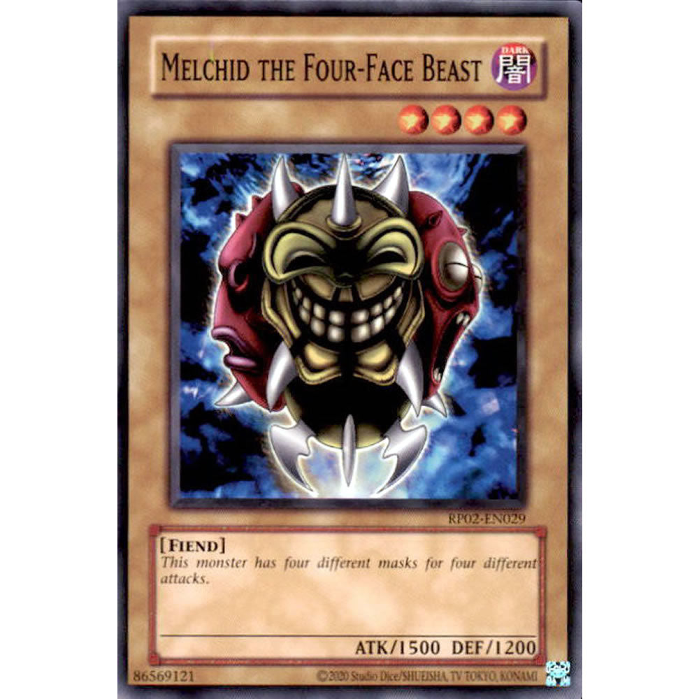 Melchid the Four - Face Beast RP02-EN029 Yu-Gi-Oh! Card from the Retro Pack 2 Set