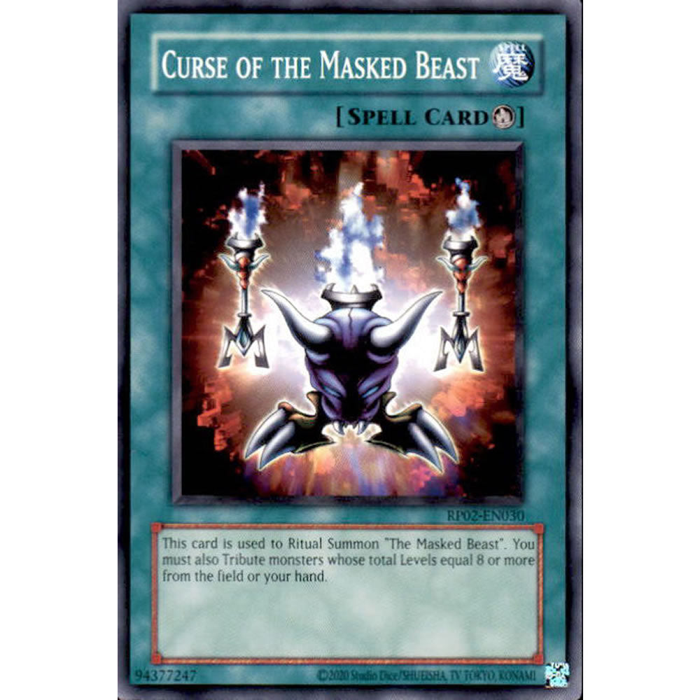 Curse of the Masked Beast RP02-EN030 Yu-Gi-Oh! Card from the Retro Pack 2 Set
