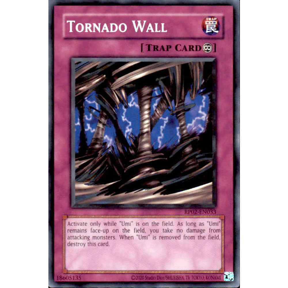 Tornado Wall RP02-EN033 Yu-Gi-Oh! Card from the Retro Pack 2 Set