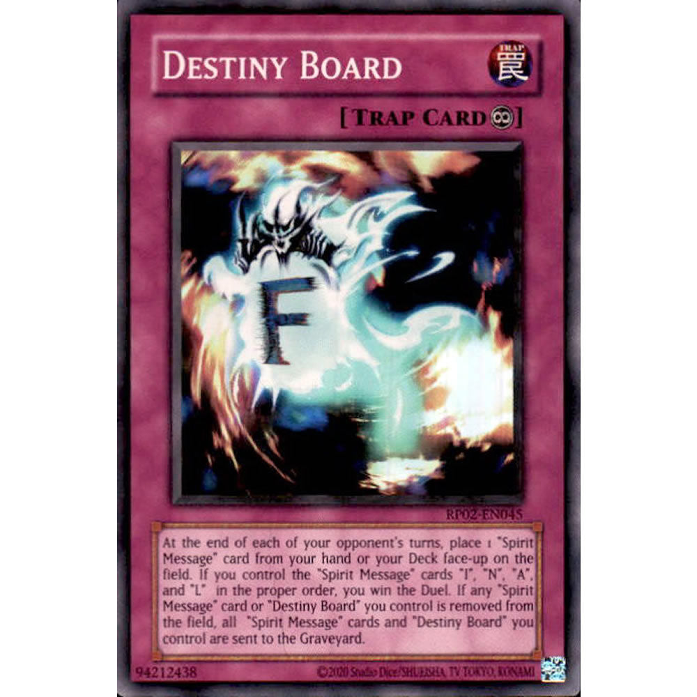 Destiny Board RP02-EN045 Yu-Gi-Oh! Card from the Retro Pack 2 Set