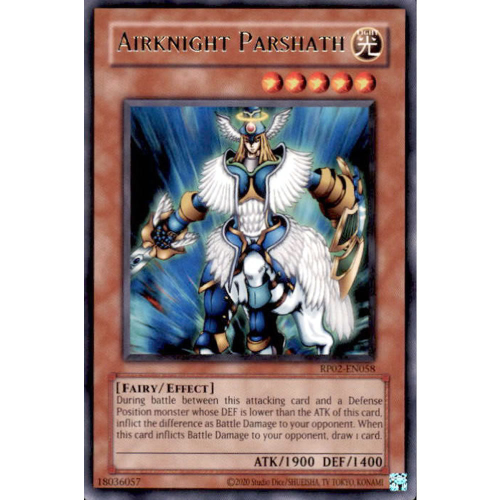 Airknight Parshath RP02-EN058 Yu-Gi-Oh! Card from the Retro Pack 2 Set