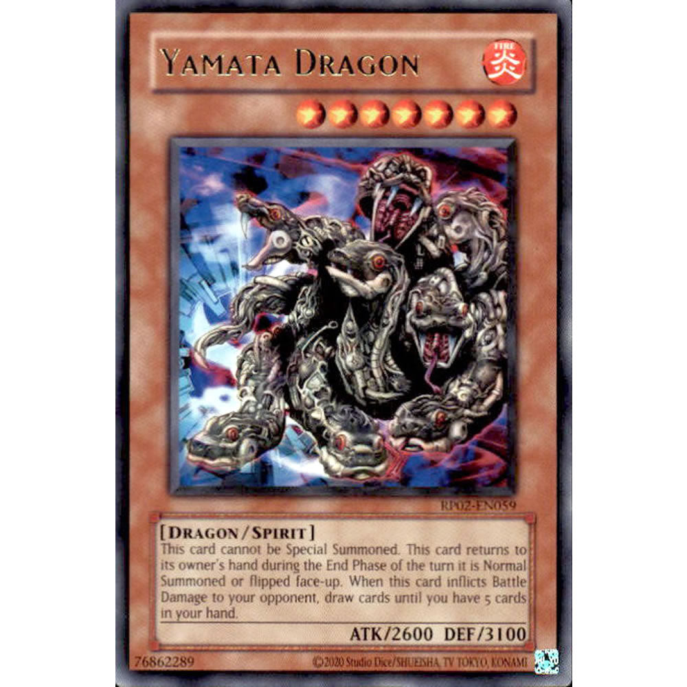Yamata Dragon RP02-EN059 Yu-Gi-Oh! Card from the Retro Pack 2 Set