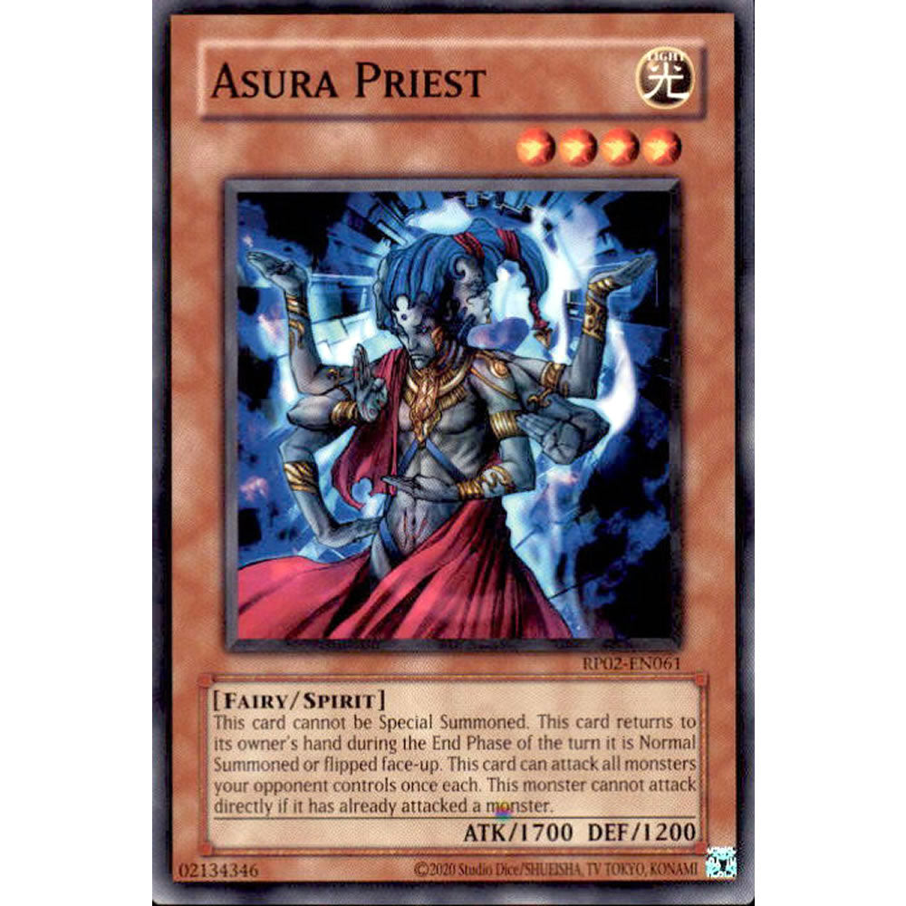 Asura Priest RP02-EN061 Yu-Gi-Oh! Card from the Retro Pack 2 Set
