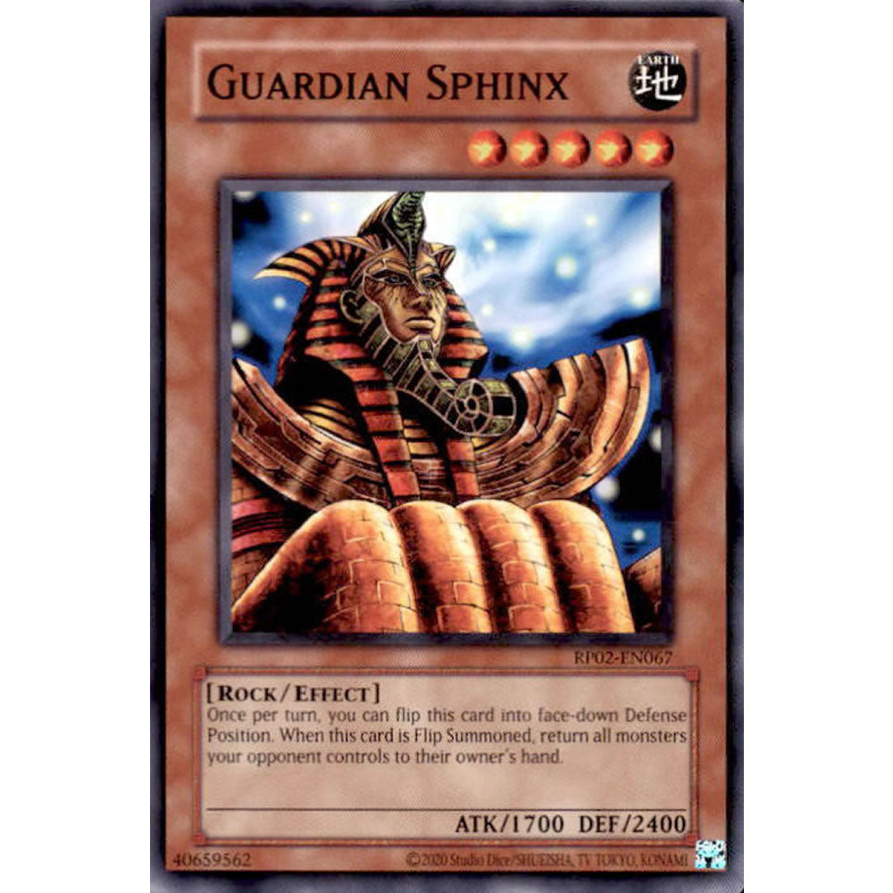Guardian Sphinx RP02-EN067 Yu-Gi-Oh! Card from the Retro Pack 2 Set