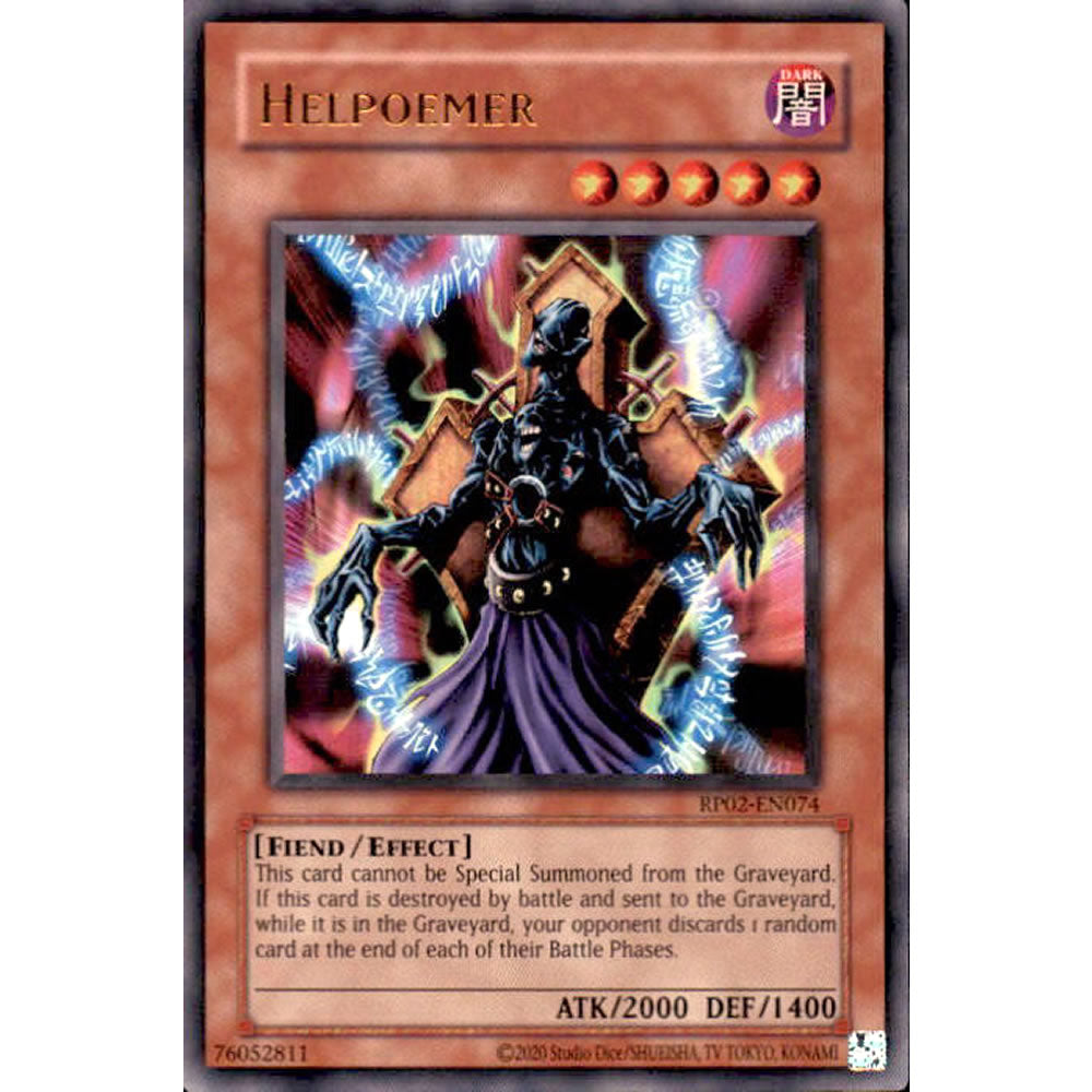 Helpoemer RP02-EN074 Yu-Gi-Oh! Card from the Retro Pack 2 Set