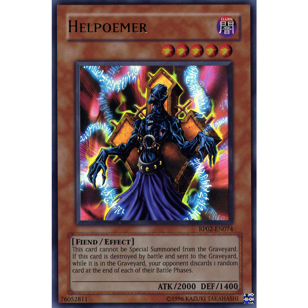 Helpoemer RP02-EN074 Yu-Gi-Oh! Card from the Retro Pack 2 Set