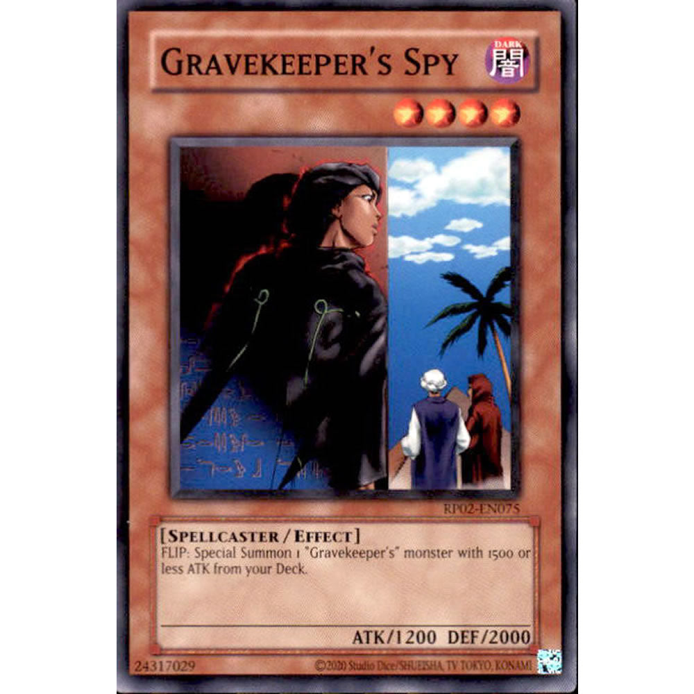 Gravekeeper's Spy RP02-EN075 Yu-Gi-Oh! Card from the Retro Pack 2 Set