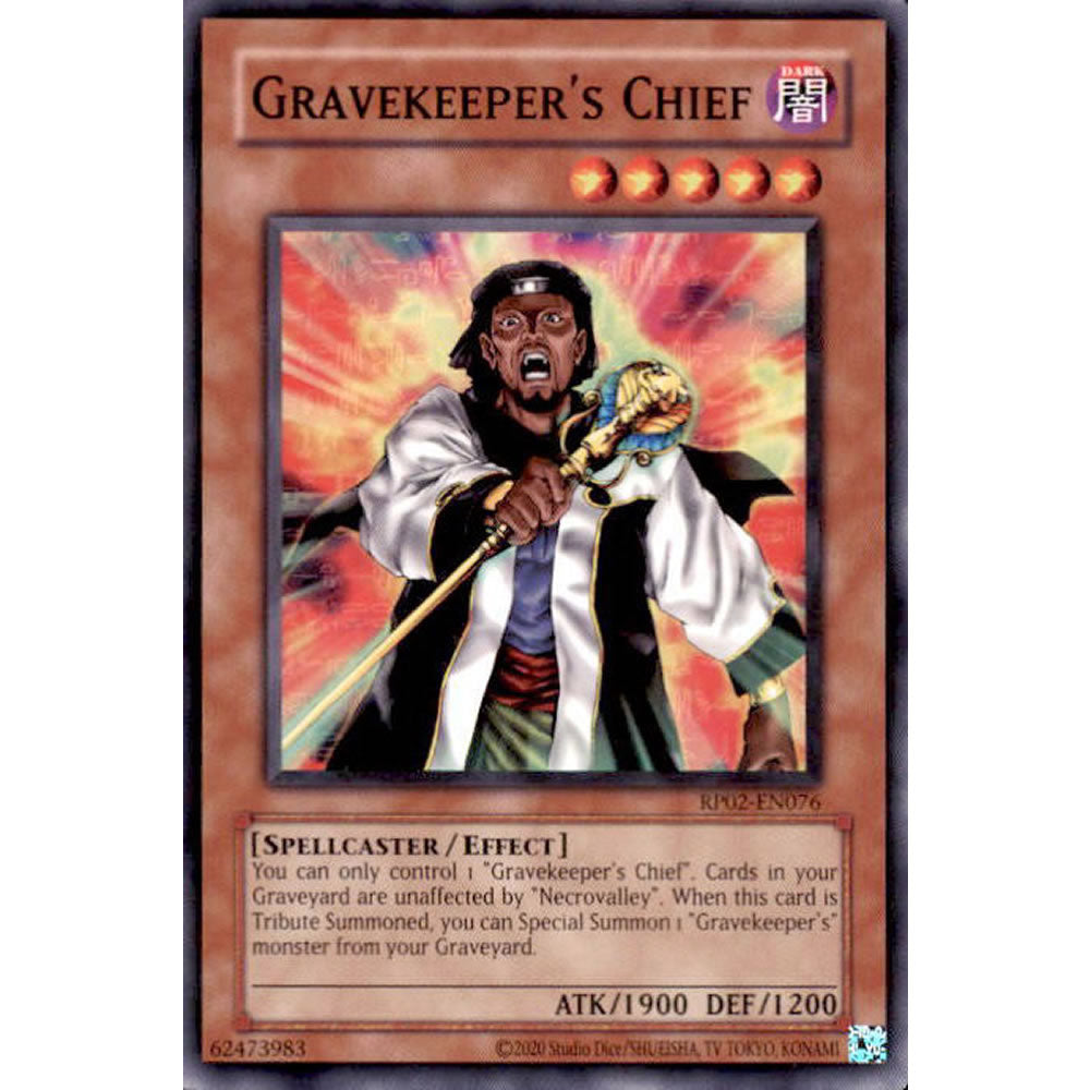 Gravekeeper's Chief RP02-EN076 Yu-Gi-Oh! Card from the Retro Pack 2 Set
