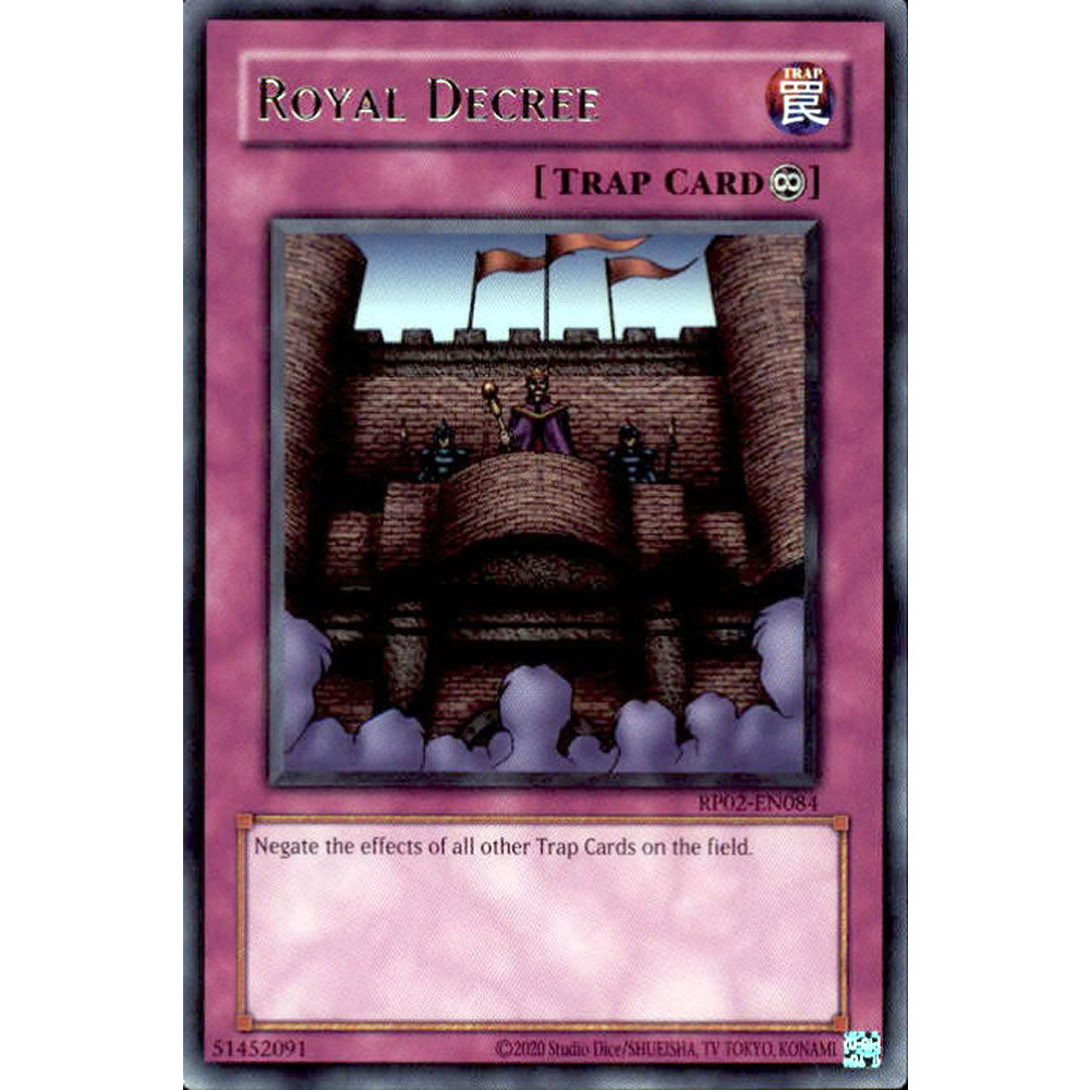Royal Decree RP02-EN084 Yu-Gi-Oh! Card from the Retro Pack 2 Set