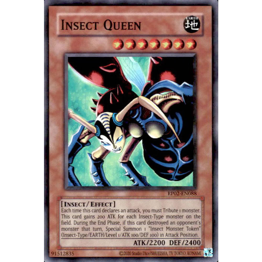 Insect Queen RP02-EN088 Yu-Gi-Oh! Card from the Retro Pack 2 Set