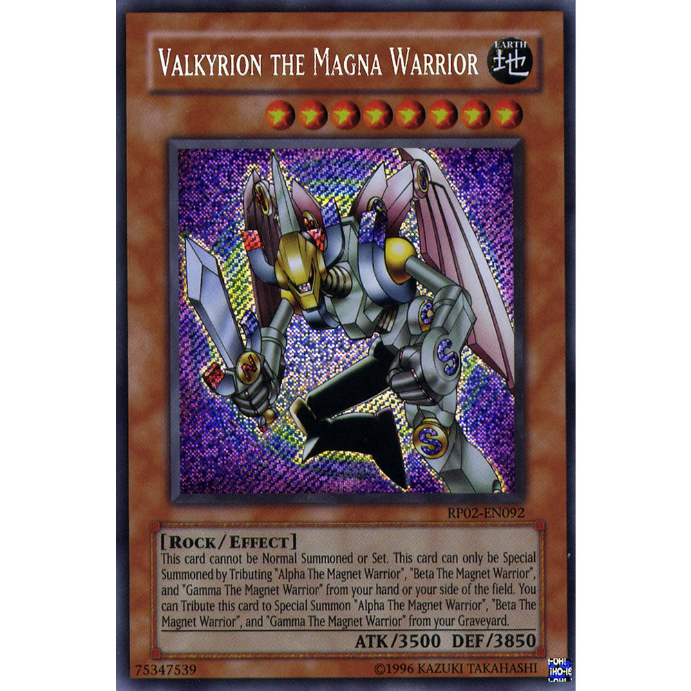 Valkyrion the Magna Warrior RP02-EN092 Yu-Gi-Oh! Card from the Retro Pack 2 Set