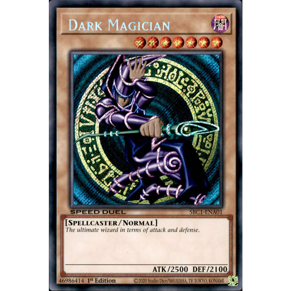 Dark Magician SBC1-ENA01 Yu-Gi-Oh! Card from the Speed Duel: Streets of Battle City Set