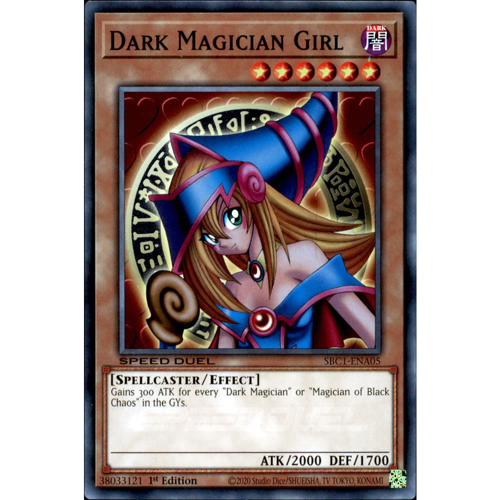 Dark Magician Girl SBC1-ENA05 Yu-Gi-Oh! Card from the Speed Duel: Streets of Battle City Set