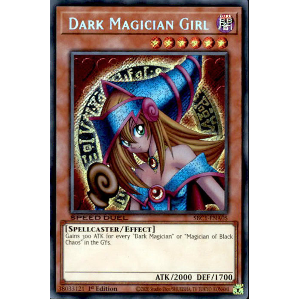 Dark Magician Girl SBC1-ENA05 Yu-Gi-Oh! Card from the Speed Duel: Streets of Battle City Set