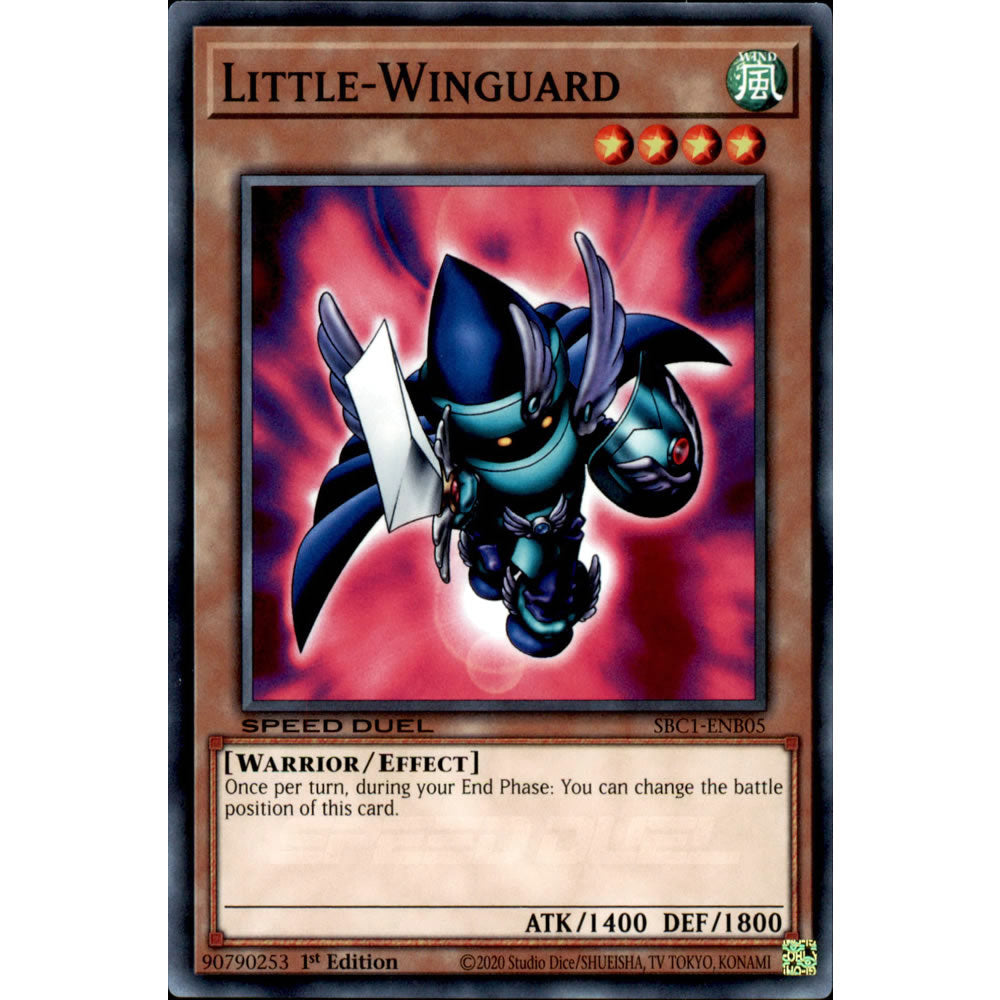 Little-Winguard SBC1-ENB05 Yu-Gi-Oh! Card from the Speed Duel: Streets of Battle City Set