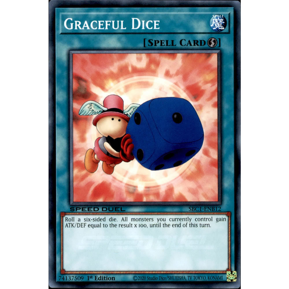 Graceful Dice SBC1-ENB12 Yu-Gi-Oh! Card from the Speed Duel: Streets of Battle City Set
