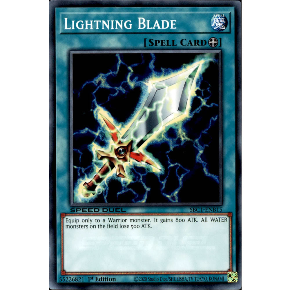 Lightning Blade SBC1-ENB15 Yu-Gi-Oh! Card from the Speed Duel: Streets of Battle City Set