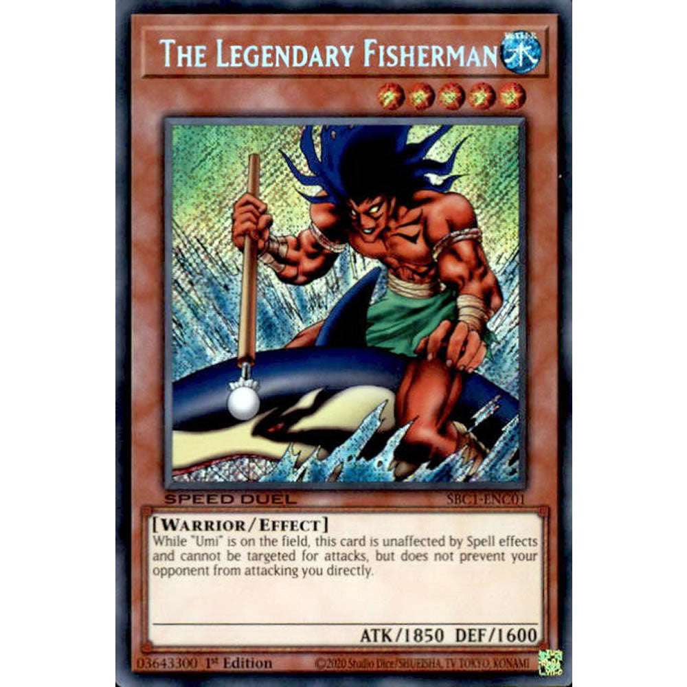 The Legendary Fisherman SBC1-ENC01 Yu-Gi-Oh! Card from the Speed Duel: Streets of Battle City Set