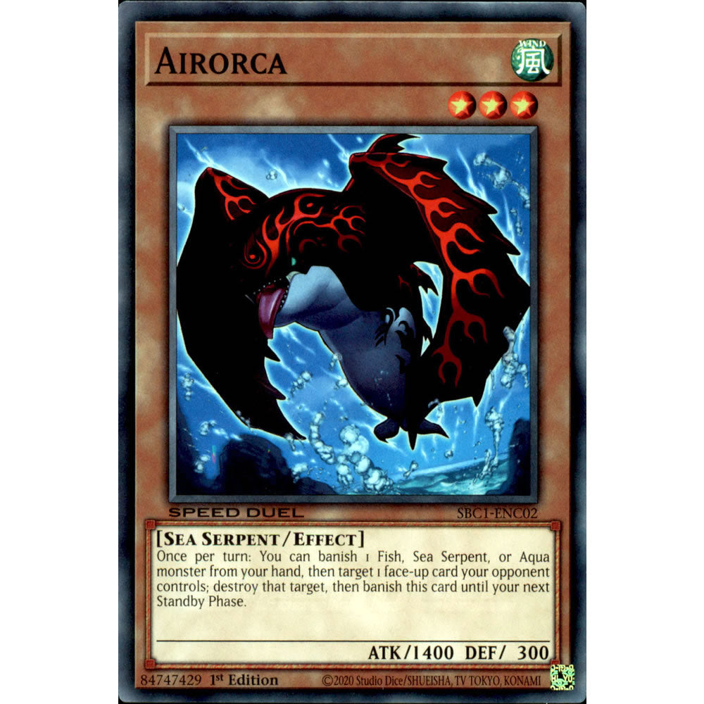 Airorca SBC1-ENC02 Yu-Gi-Oh! Card from the Speed Duel: Streets of Battle City Set