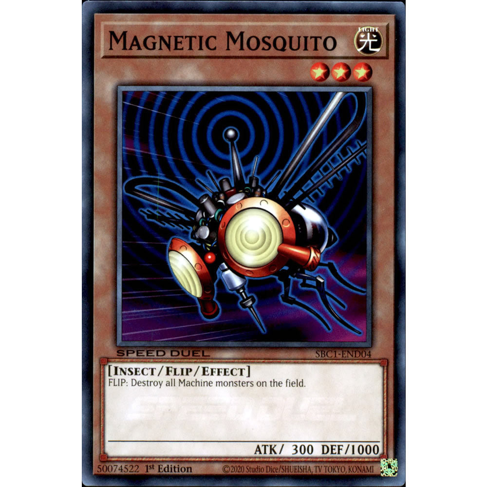 Magnetic Mosquito SBC1-END04 Yu-Gi-Oh! Card from the Speed Duel: Streets of Battle City Set