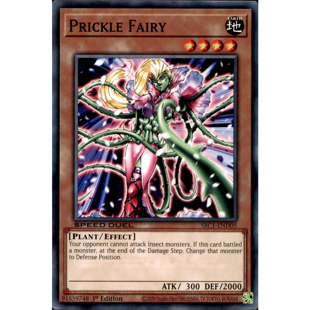 Prickle Fairy SBC1-END05 Yu-Gi-Oh! Card from the Speed Duel: Streets of Battle City Set