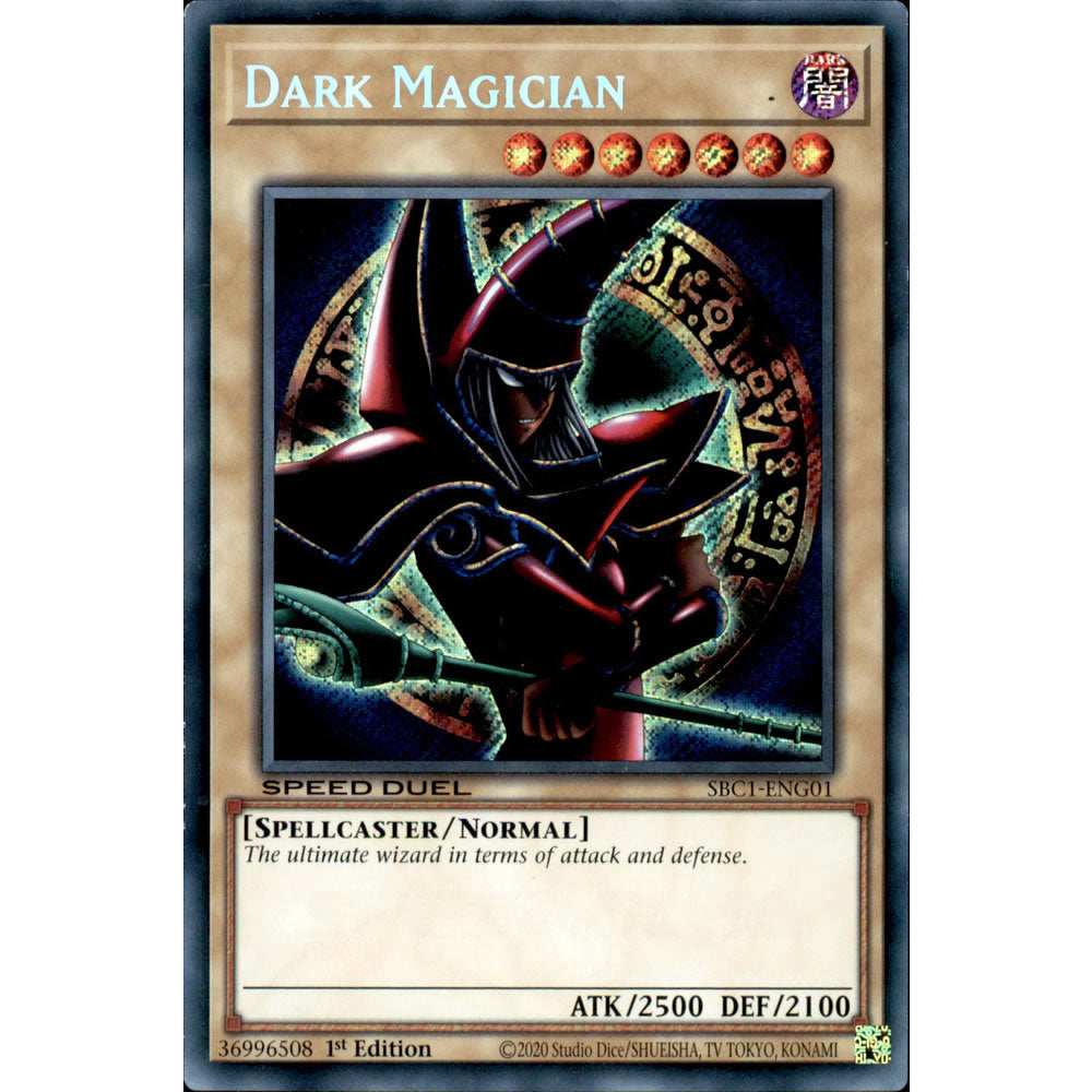 Dark Magician SBC1-ENG01 Yu-Gi-Oh! Card from the Speed Duel: Streets of Battle City Set
