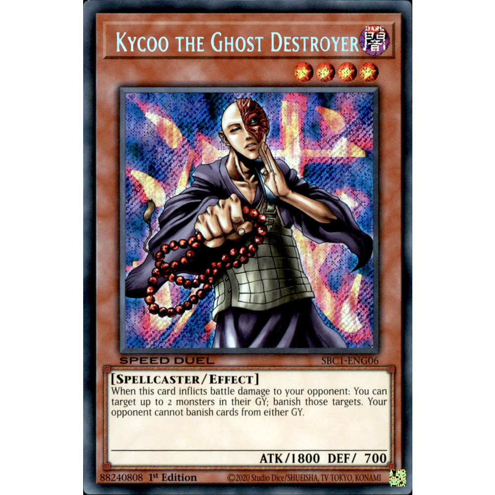 Kycoo the Ghost Destroyer SBC1-ENG06 Yu-Gi-Oh! Card from the Speed Duel: Streets of Battle City Set