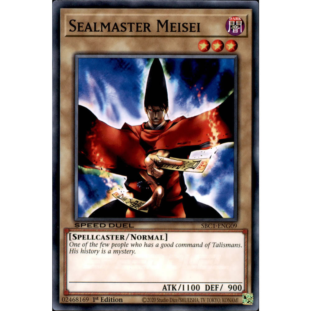 Sealmaster Meisei SBC1-ENG09 Yu-Gi-Oh! Card from the Speed Duel: Streets of Battle City Set