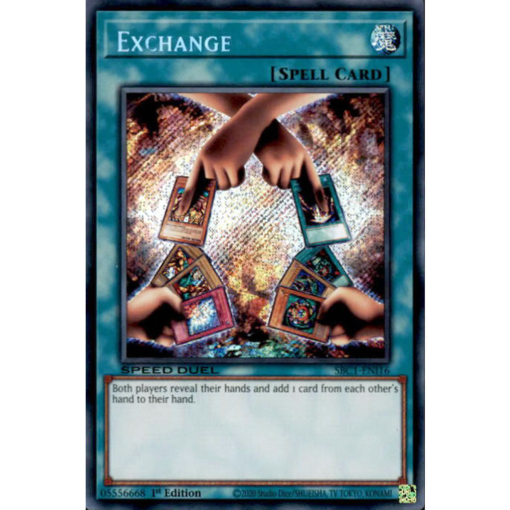 Exchange SBC1-ENI16 Yu-Gi-Oh! Card from the Speed Duel: Streets of Battle City Set