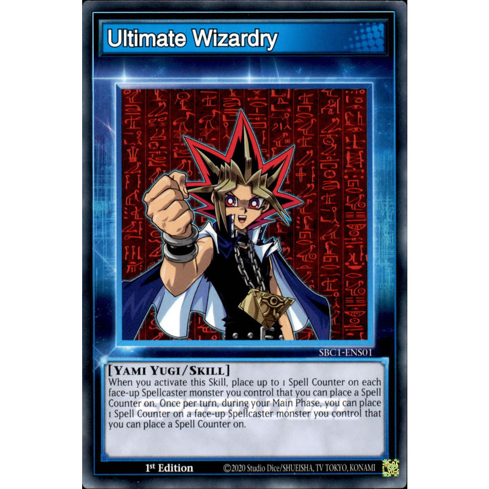 Ultimate Wizardry SBC1-ENS01 Yu-Gi-Oh! Card from the Speed Duel: Streets of Battle City Set