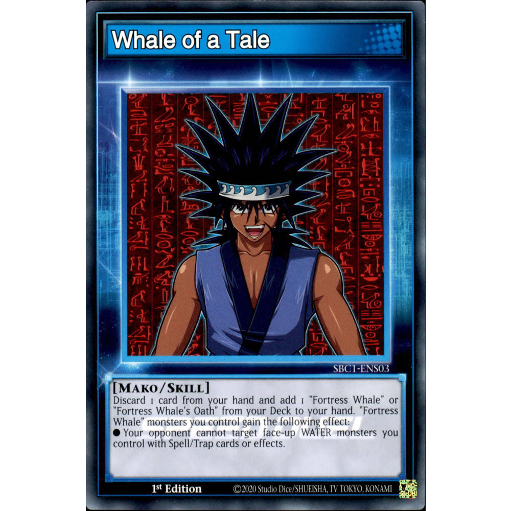 Whale of a Tale SBC1-ENS03 Yu-Gi-Oh! Card from the Speed Duel: Streets of Battle City Set