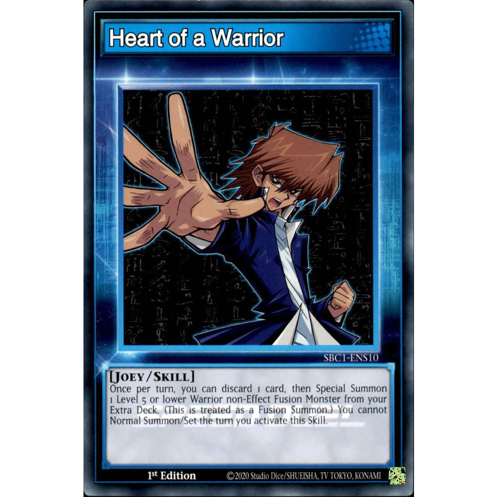 Heart of a Warrior SBC1-ENS10 Yu-Gi-Oh! Card from the Speed Duel: Streets of Battle City Set