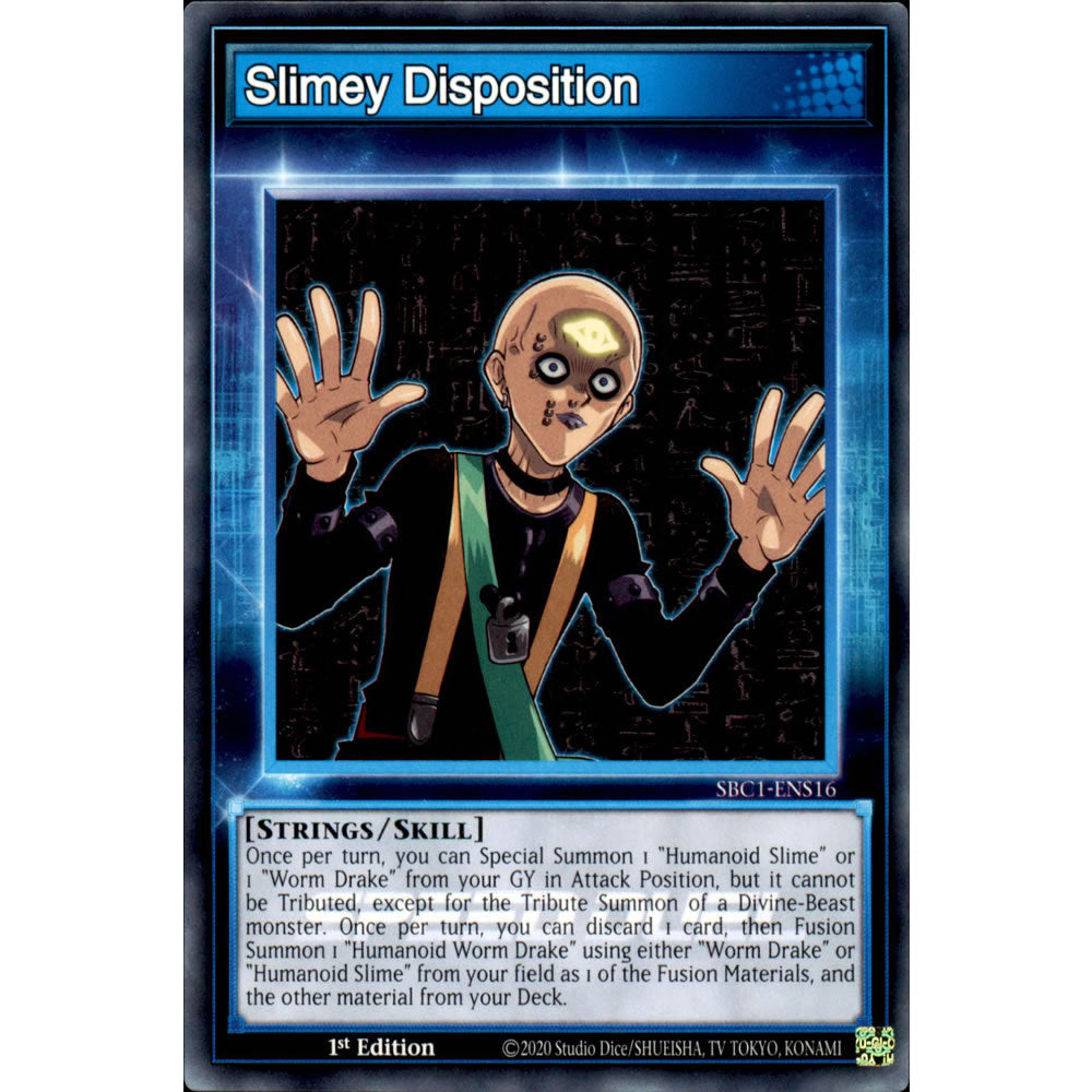 Slimey Disposition SBC1-ENS16 Yu-Gi-Oh! Card from the Speed Duel: Streets of Battle City Set