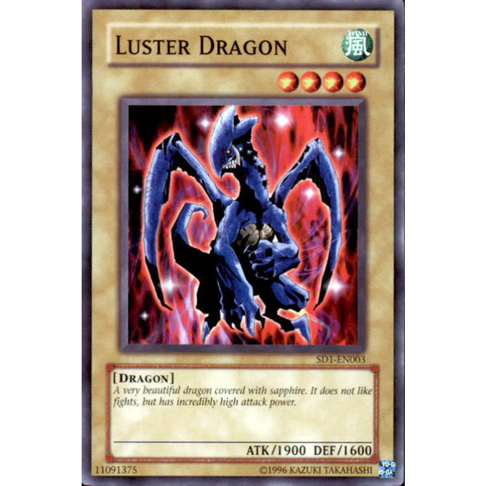 Luster Dragon SD1-EN003 Yu-Gi-Oh! Card from the Dragon's Roar Set