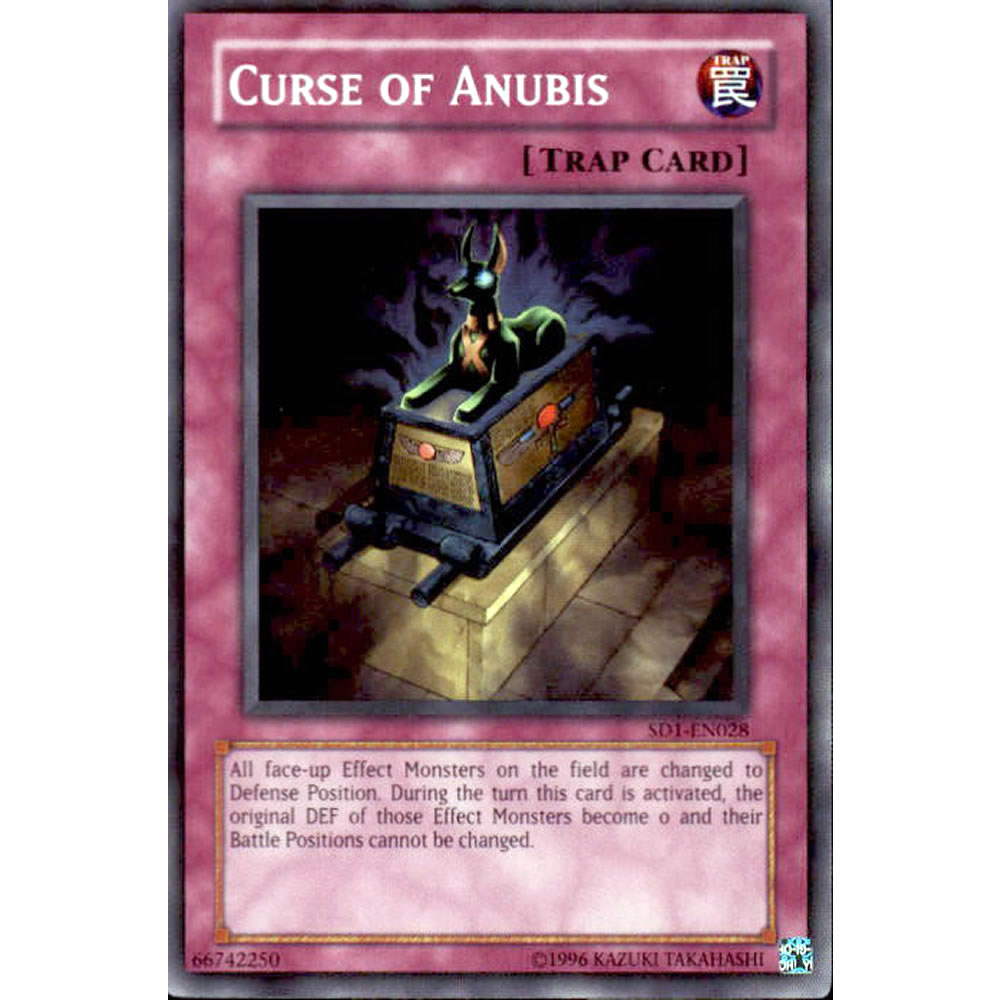 Curse of Anubis SD1-EN028 Yu-Gi-Oh! Card from the Dragon's Roar Set