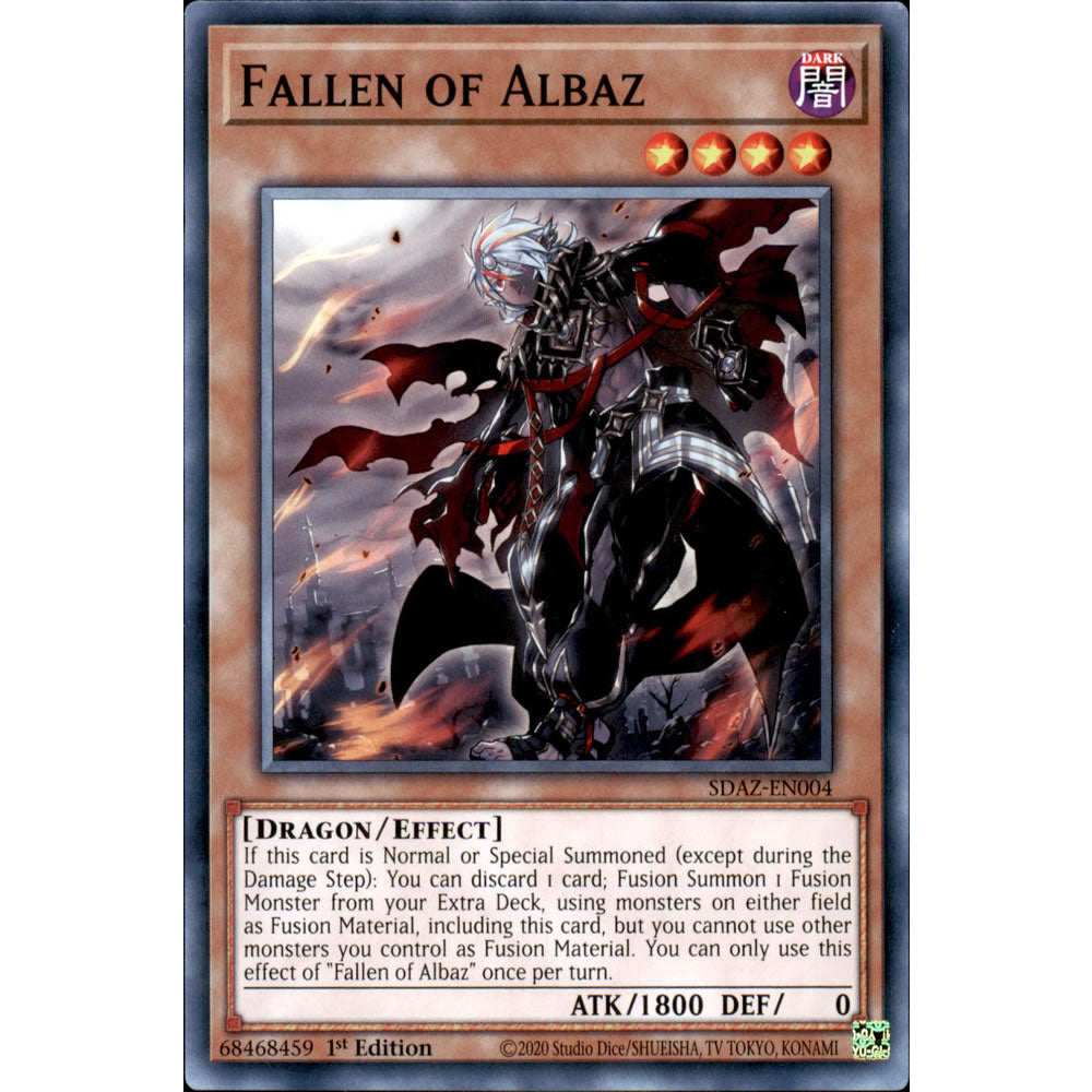Fallen of Albaz SDAZ-EN004 Yu-Gi-Oh! Card from the Albaz Strike Set