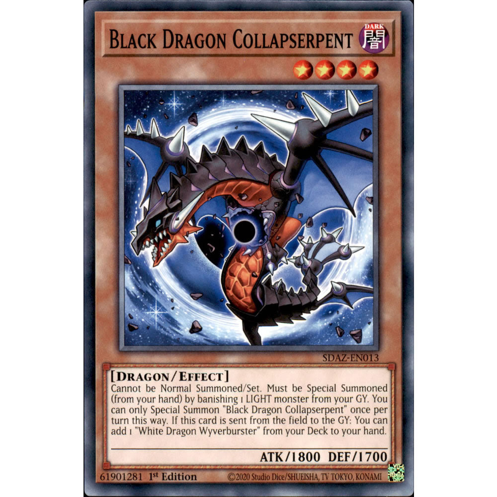 Black Dragon Collapserpent SDAZ-EN013 Yu-Gi-Oh! Card from the Albaz Strike Set