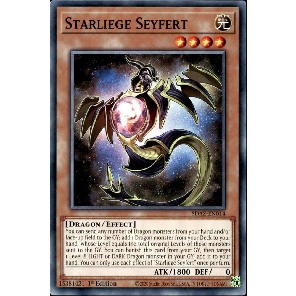 Starliege Seyfert SDAZ-EN014 Yu-Gi-Oh! Card from the Albaz Strike Set