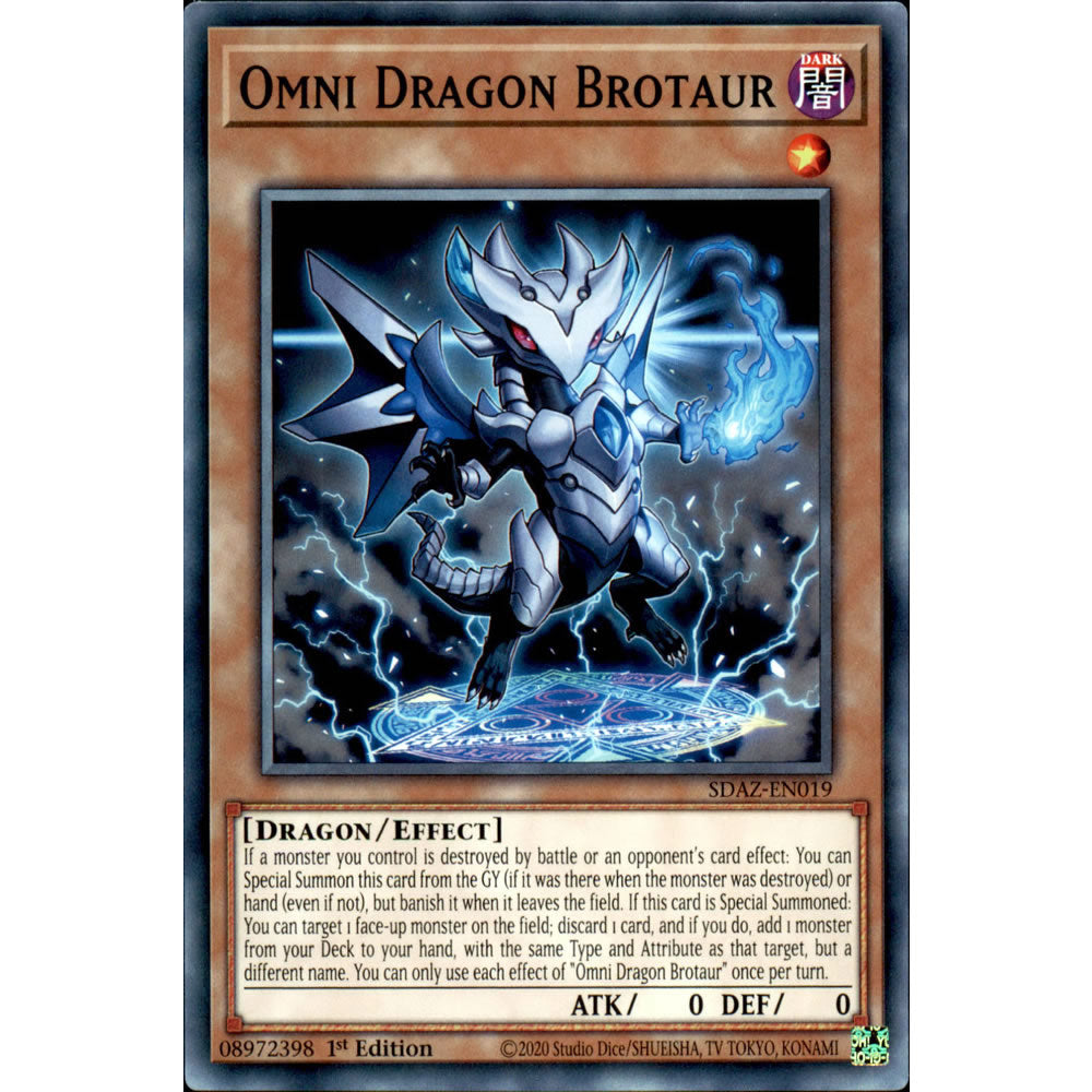 Omni Dragon Brotaur SDAZ-EN019 Yu-Gi-Oh! Card from the Albaz Strike Set