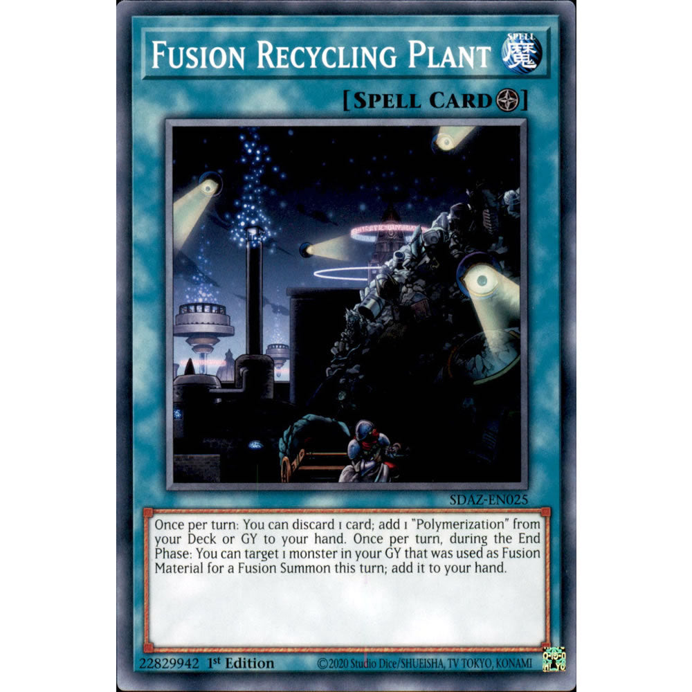 Fusion Recycling Plant SDAZ-EN025 Yu-Gi-Oh! Card from the Albaz Strike Set